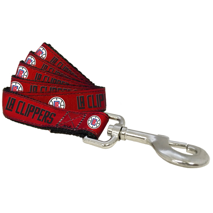 Los Angeles Clippers Nylon Dog Collar and Leash