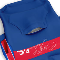 Crystal Palace FC 25/26 Home Kit inspired Pet Zip Hoodies