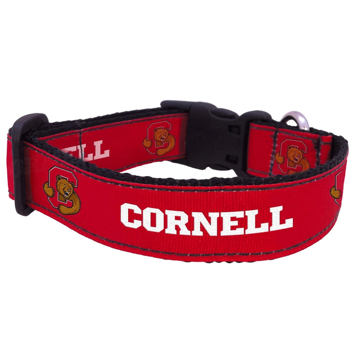 Cornell Big Red Nylon Dog Collar and Leash