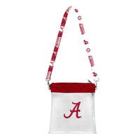 AL Crimson Tide Clear Pattern Strap Bag