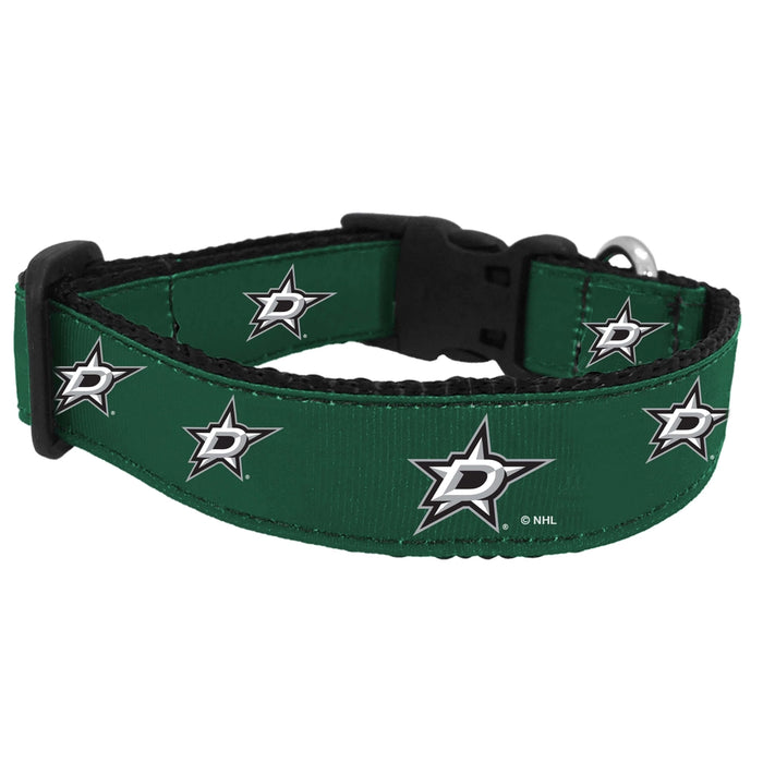 Dallas Stars Nylon Dog Collar and Leash