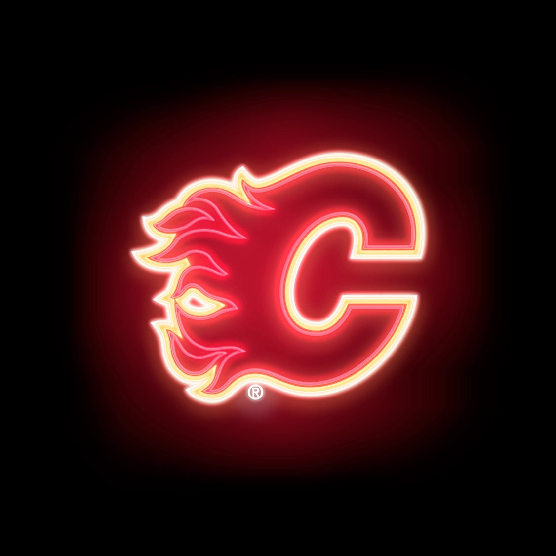 Calgary Flames Neon Tee Shirt