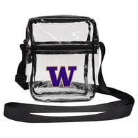 WA Huskies Clear Sideline Purse