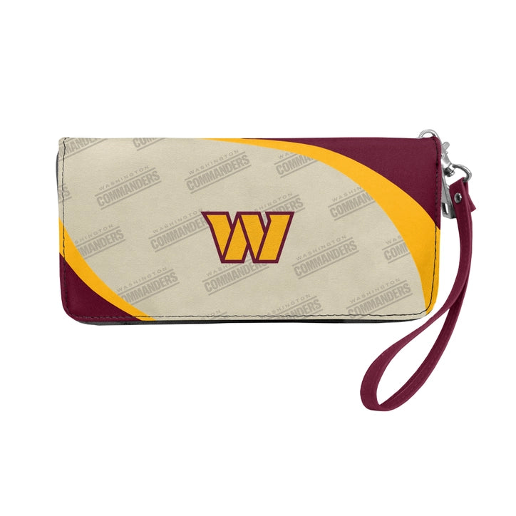 Washington Commanders Curve Zip Organizer Wallet