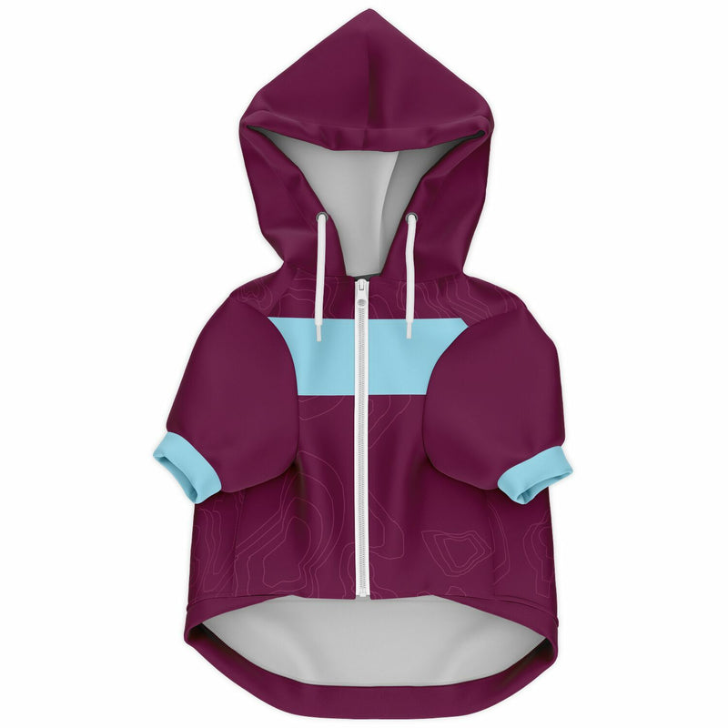 Burnley FC 25/26 Home Kit-Inspired Zip-Up Hoodie