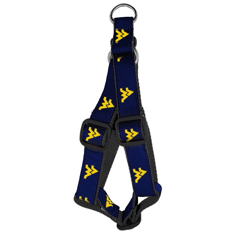 WV Mountaineers Nylon Dog Step-In Harness