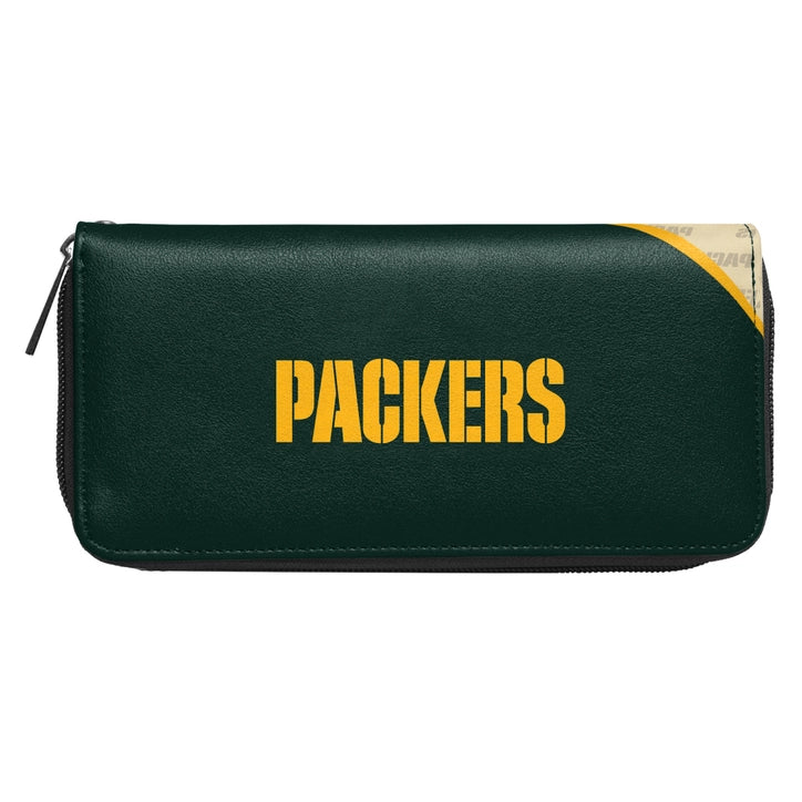 Green Bay Packers Curve Zip Organizer Wallet