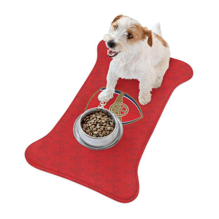 Arsenal FC 25/26 Home Kit Inspired Pet Feeding Mat - Different Styles