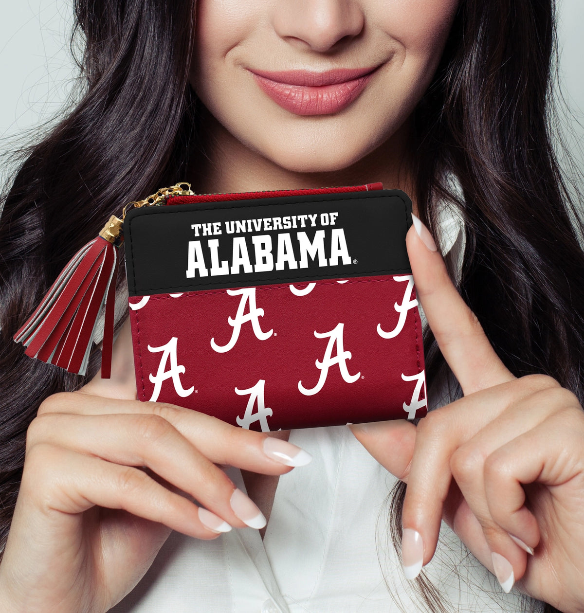 AL Crimson Tide Mini Organizer Wallet