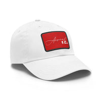 Arsenal FC 25/26 Home Kit-Inspired Leather Patch Baseball Hat