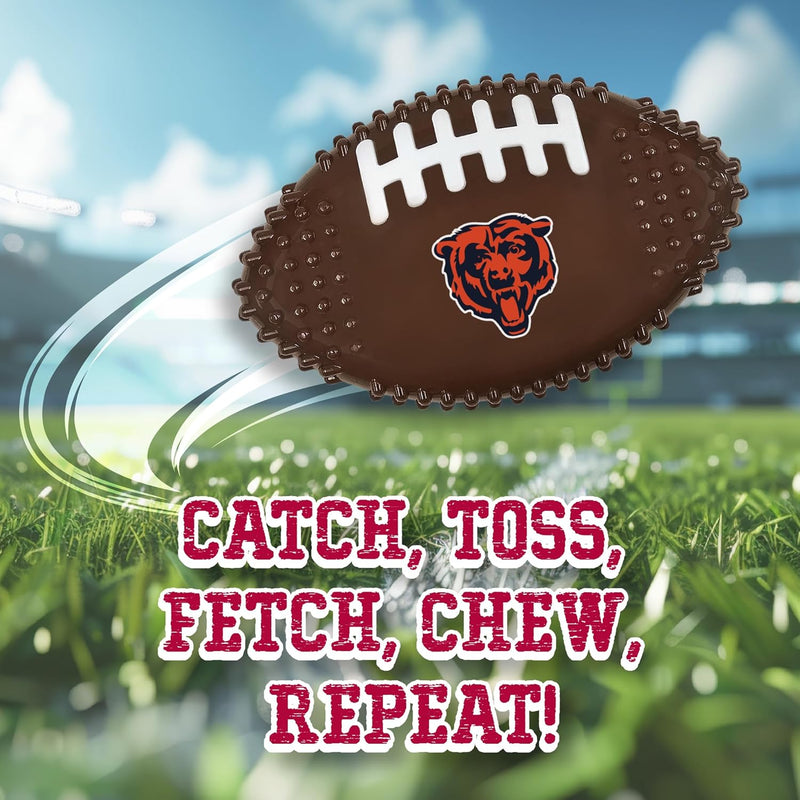 Chicago Bears Hard Nylon Football Chew Toy