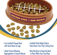 AZ State Sun Devils Football Slow Feeder Bowl