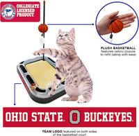 OH State Buckeyes Basketball Cat Scratcher Toy
