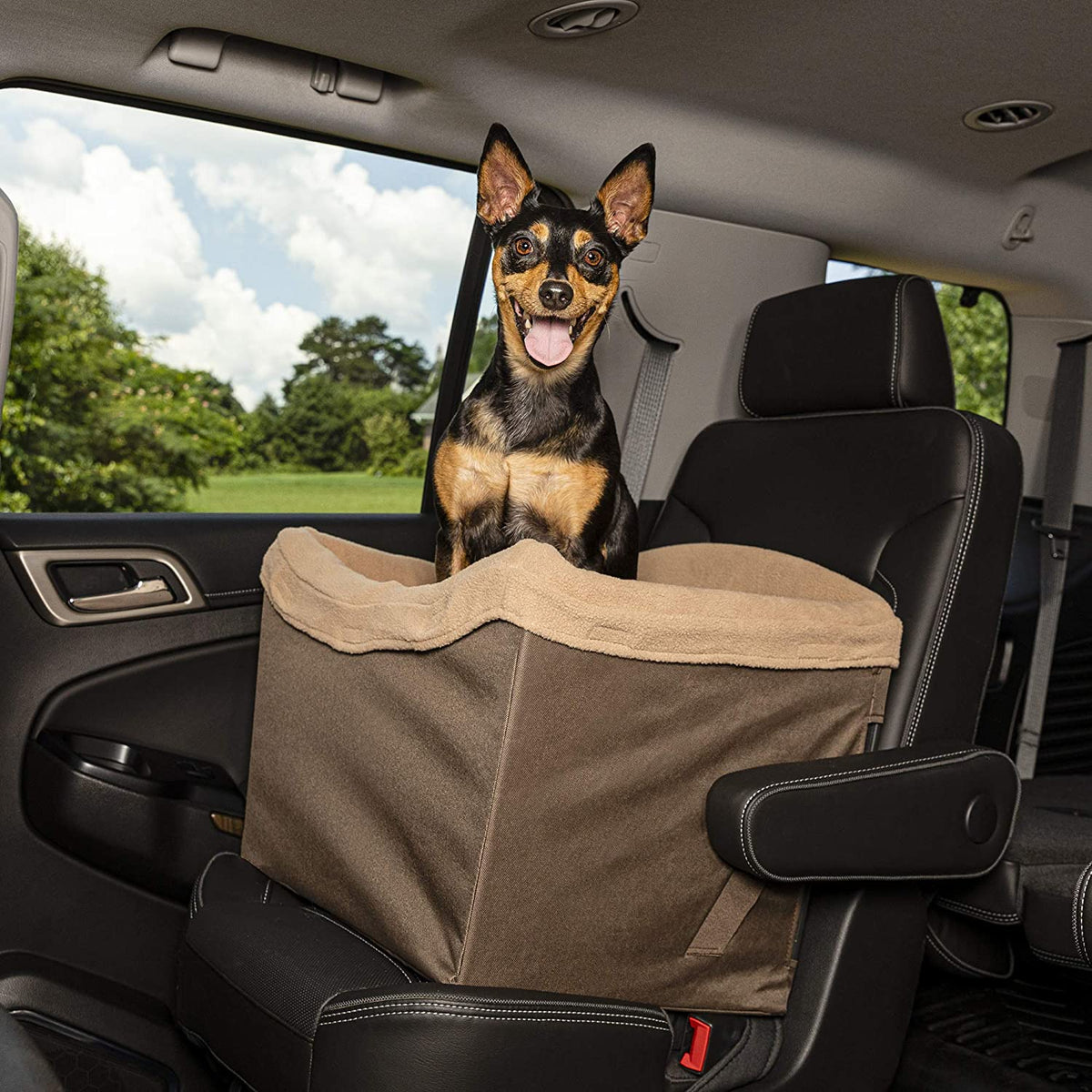 PetSafe Happy Ride Dog Safety Seat - Brown