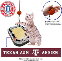 TX A&M Aggies Basketball Cat Scratcher Toy
