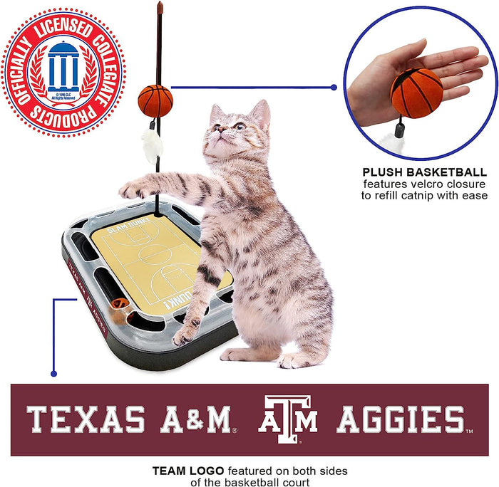 TX A&M Aggies Basketball Cat Scratcher Toy