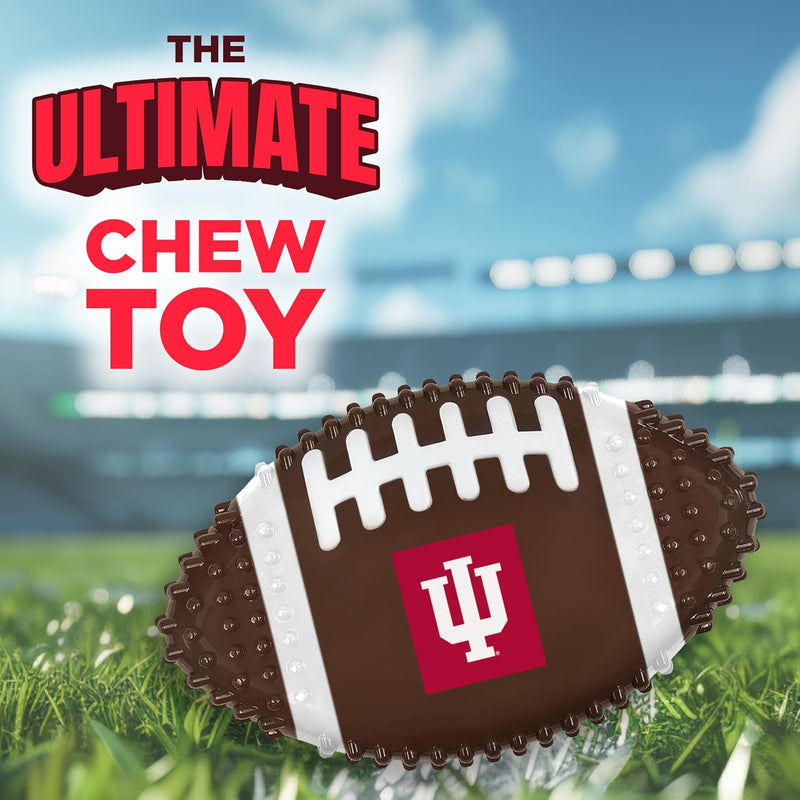 IN Hoosiers Hard Nylon Football Chew Toy