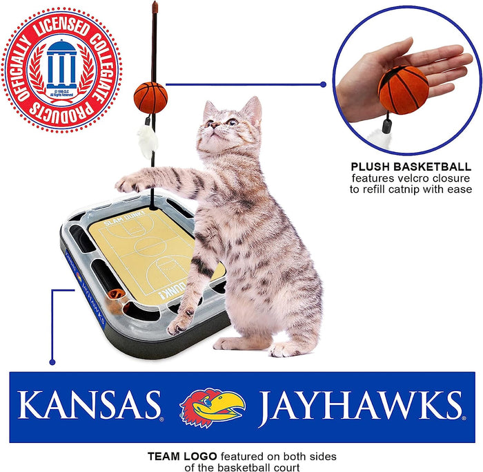 KS Jayhawks Basketball Cat Scratcher Toy
