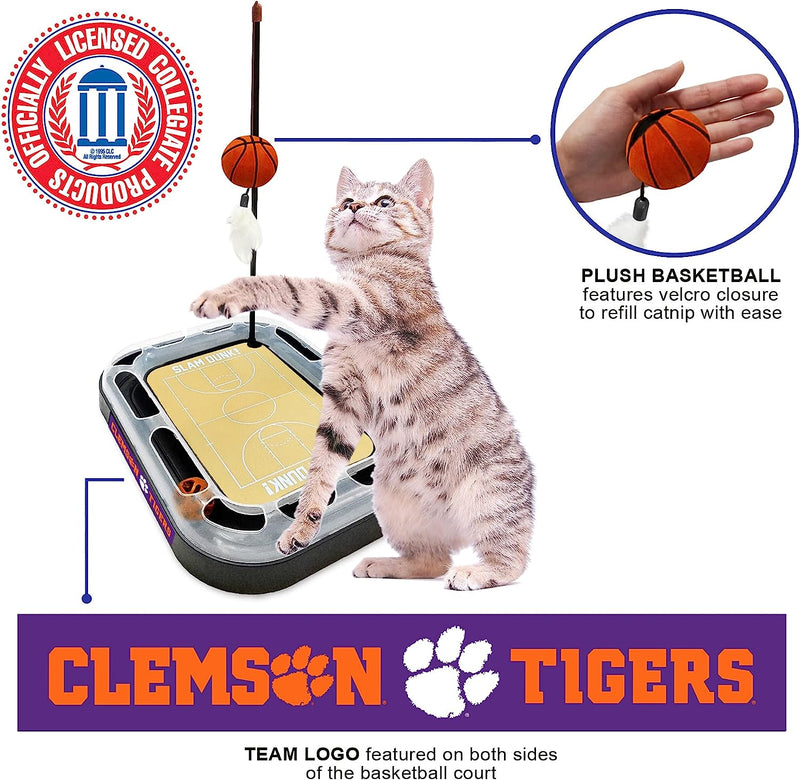 Clemson Tigers Basketball Cat Scratcher Toy