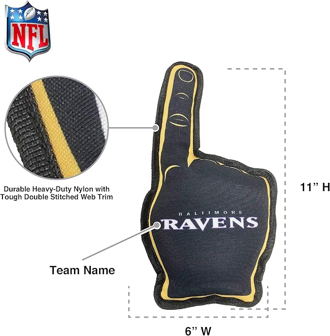 Baltimore Ravens #1 Fan Pet Toy