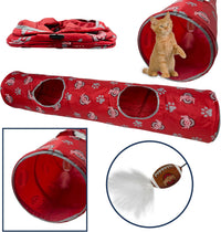 OH State Buckeyes Cat Tunnel Toy