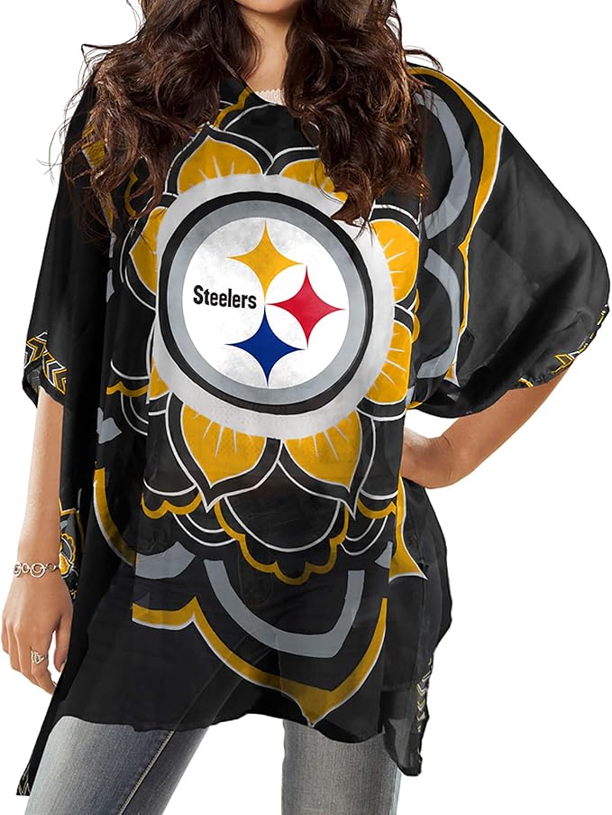 Pittsburgh Steelers Caftan Flower