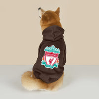 Liverpool FC 25/26 Team-Inspired Cotton-Blend Pet Hoodie