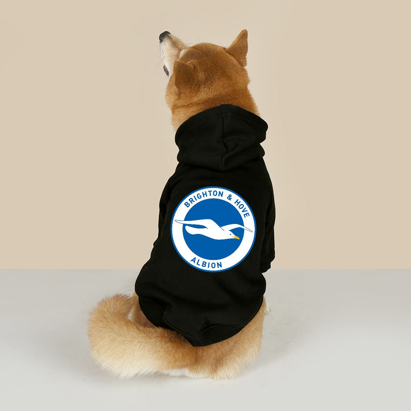 Brighton & Hove Albion FC 25/26 Team-Inspired Cotton-Blend Pet Hoodie