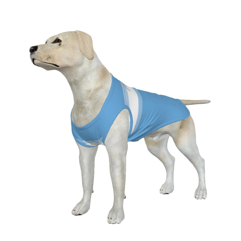 Manchester City FC 25/26 Home Inspired Pet Graphic Tee Shirt (Sizes XS-Small)