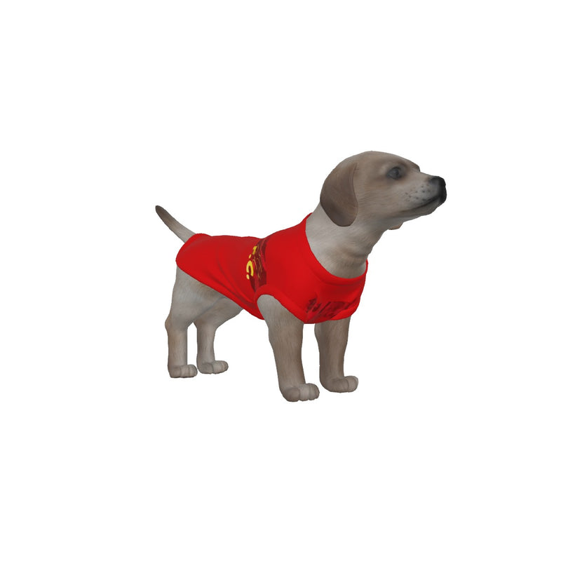 Manchester United FC 25/26 Home Inspired Graphic Pet Tee Shirt (Size M-2x)