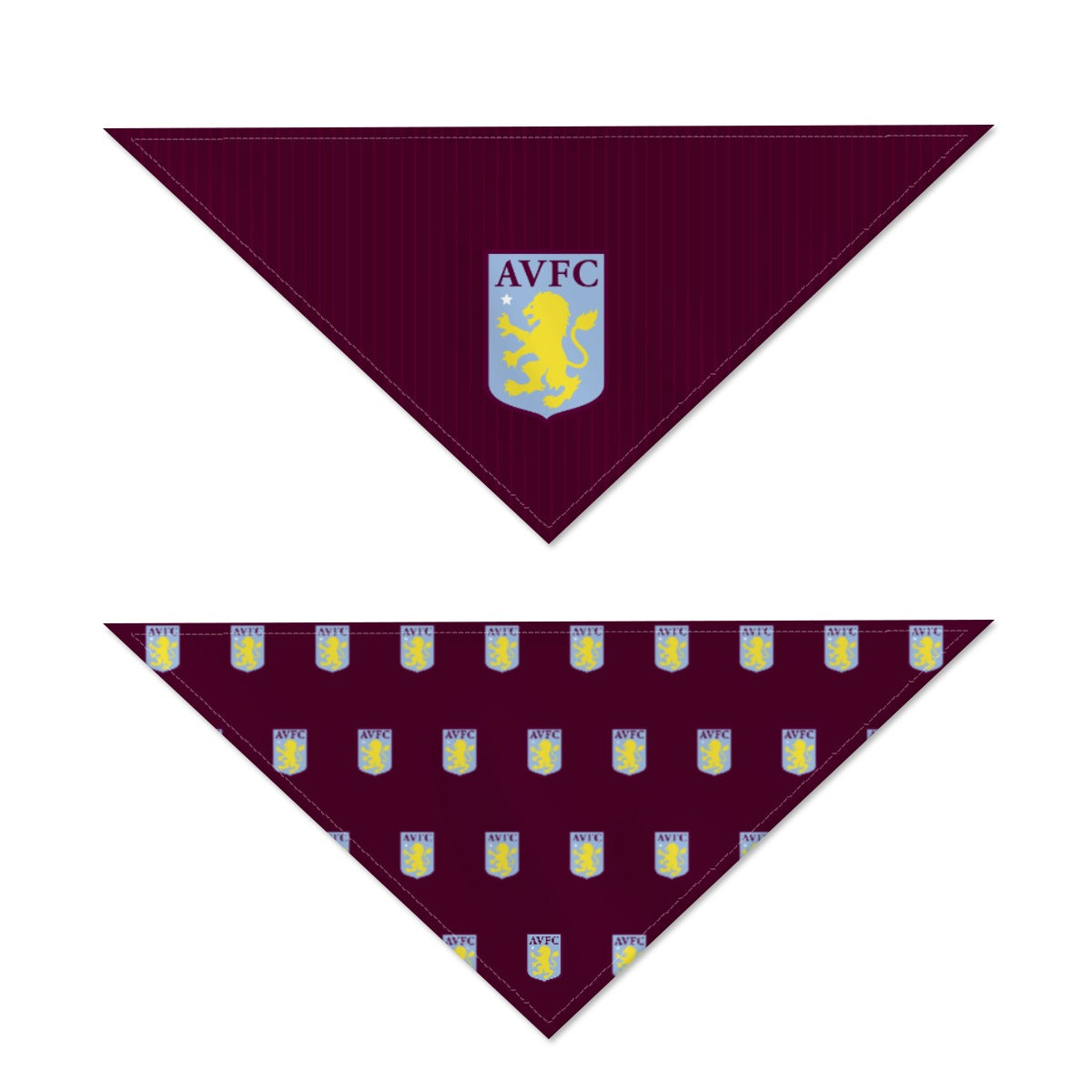 Aston Villa FC 25/26 Home Kit Inspired Reversible Bandana