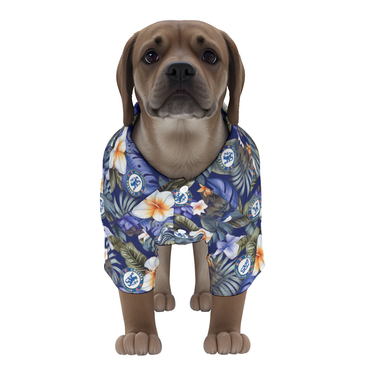 Chelsea FC 25/26 Team-Inspired Pet Hawaiian Shirt (size M-3XL)