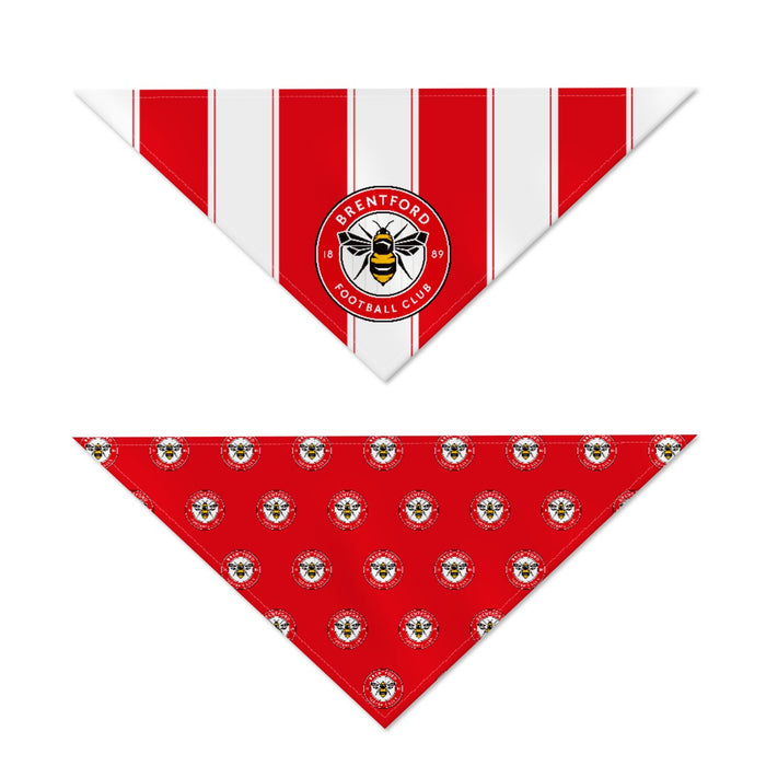 Brentford FC 25/26 Home Kit Inspired Reversible Bandana