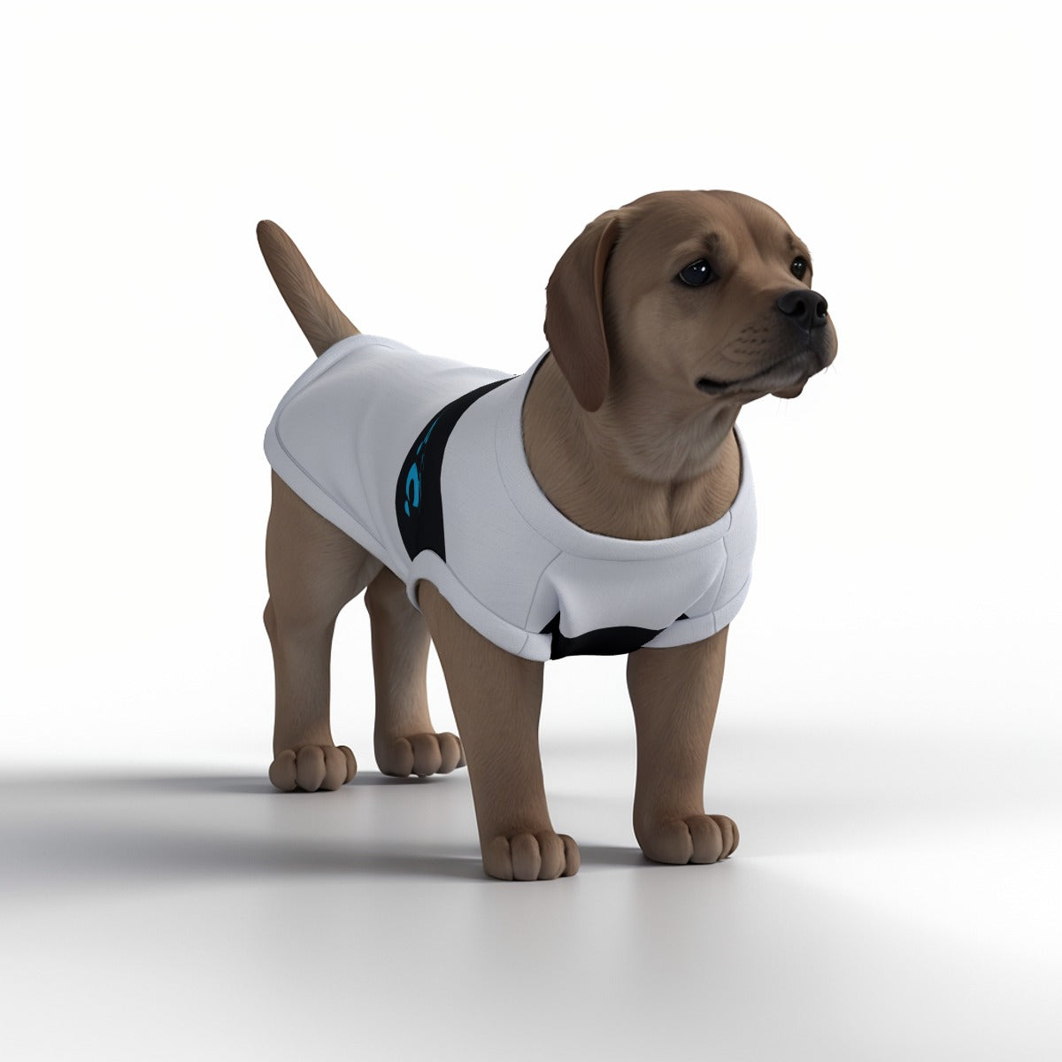 Newcastle United FC 25/26 Home Inspired Pet Graphic Tee Shirt (Sizes XS-Small)