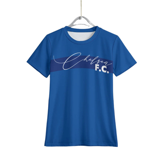 Chelsea FC 25/26 Home Kit Inspired Kids Eco-friendly Basic T-shirt