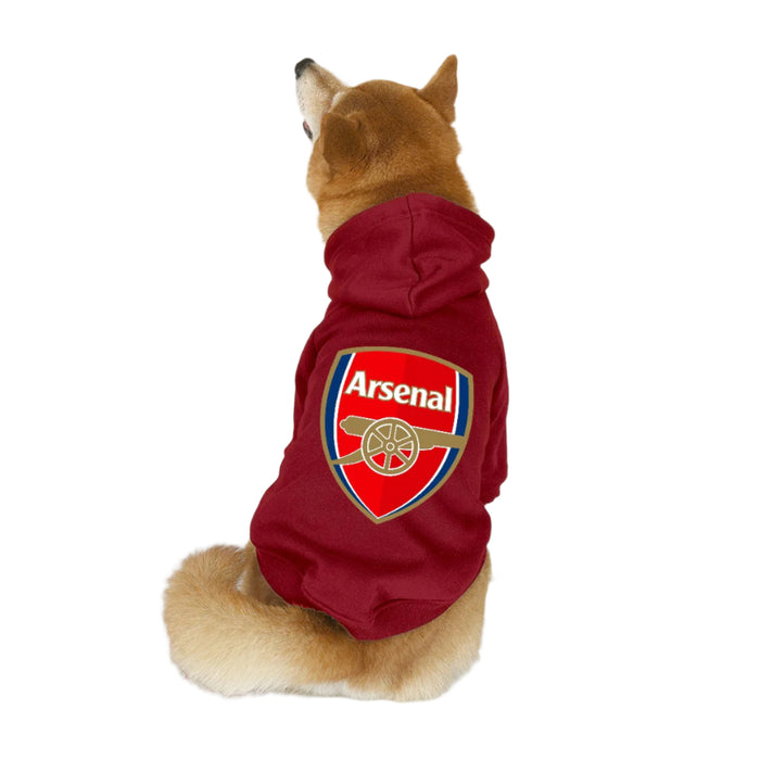 Arsenal FC 25/26 Inspired Cotton-Blend Pet Hoodie