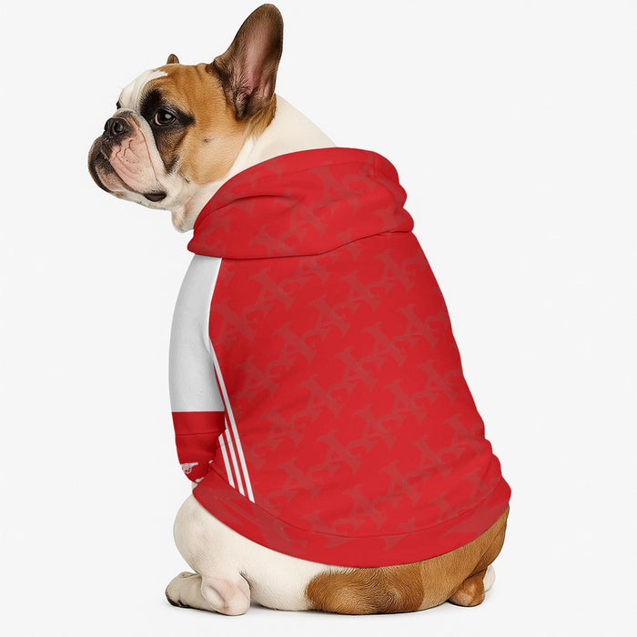 Arsenal FC 25/26 Home Kit Inspired Casual Hooded Cotton Sweatshirt
