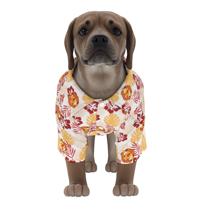Manchester United FC 25/26 Team-Inspired Pet Hawaiian Shirt
