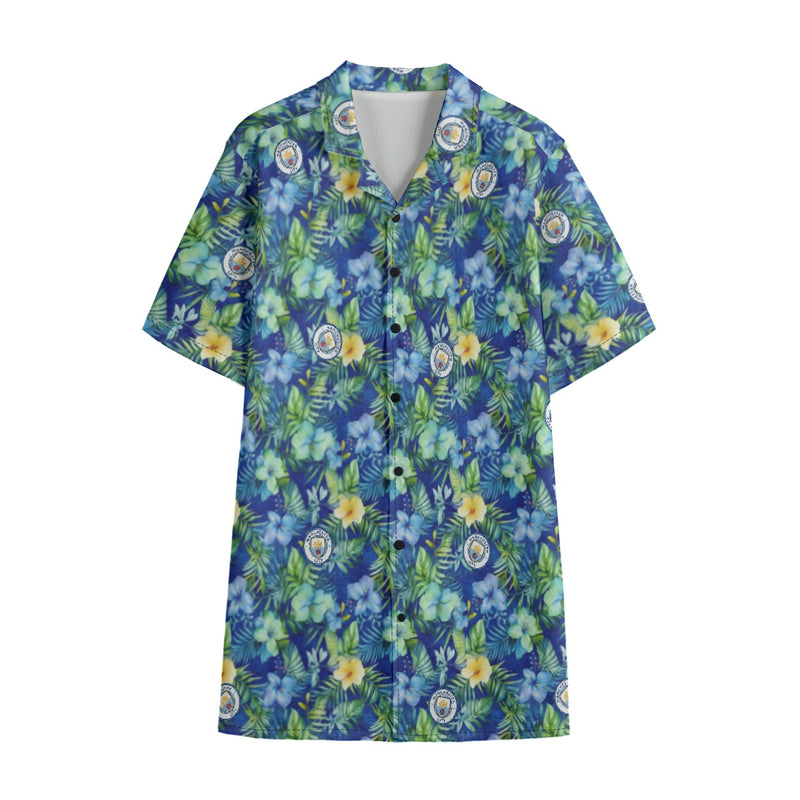 Manchester City FC 25/26 Team-Inspired Unisex Hawaiian Shirt