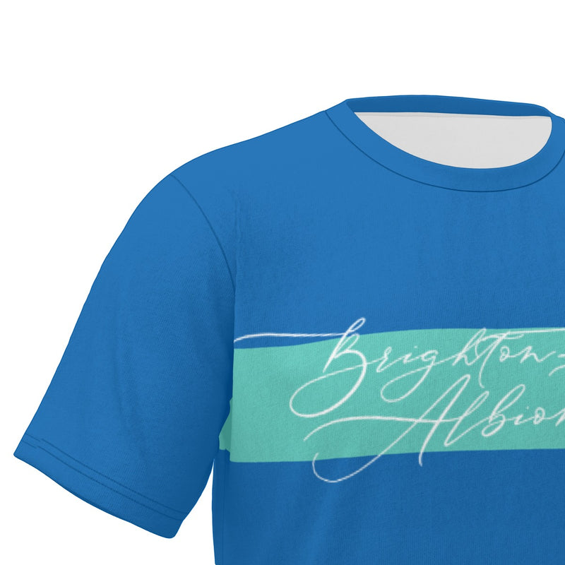 Brighton & Hove Albion FC 25/26 Home Kit Inspired Unisex Basic T-shirt