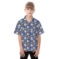 Chelsea FC 25/26 Team-Inspired Kids Cotton-Blend Hawaiian Shirt