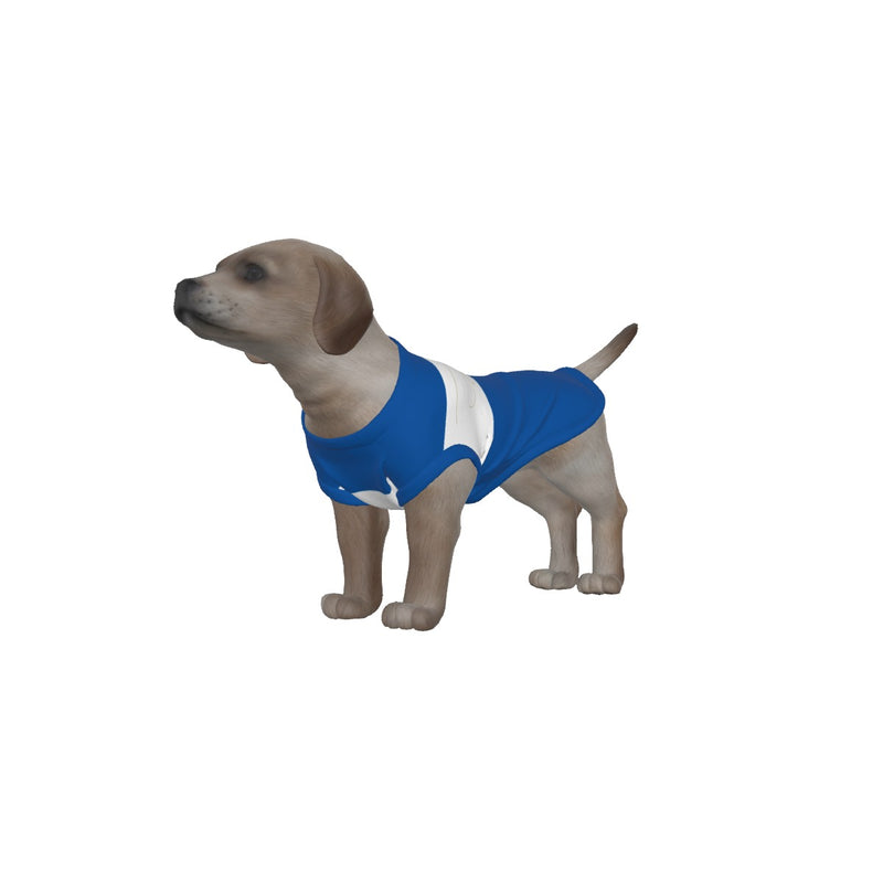 Leicester City FC 25/26 Home Inspired Pet Graphic Tee Shirt (Sizes XS-Small)