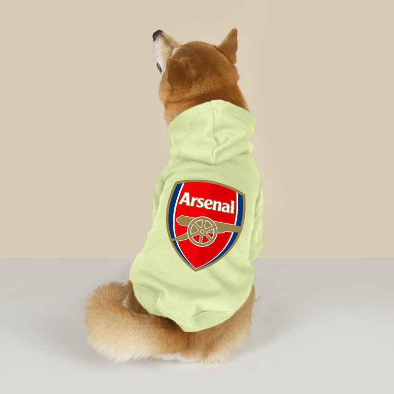 Arsenal FC 25/26 Inspired Cotton-Blend Pet Hoodie