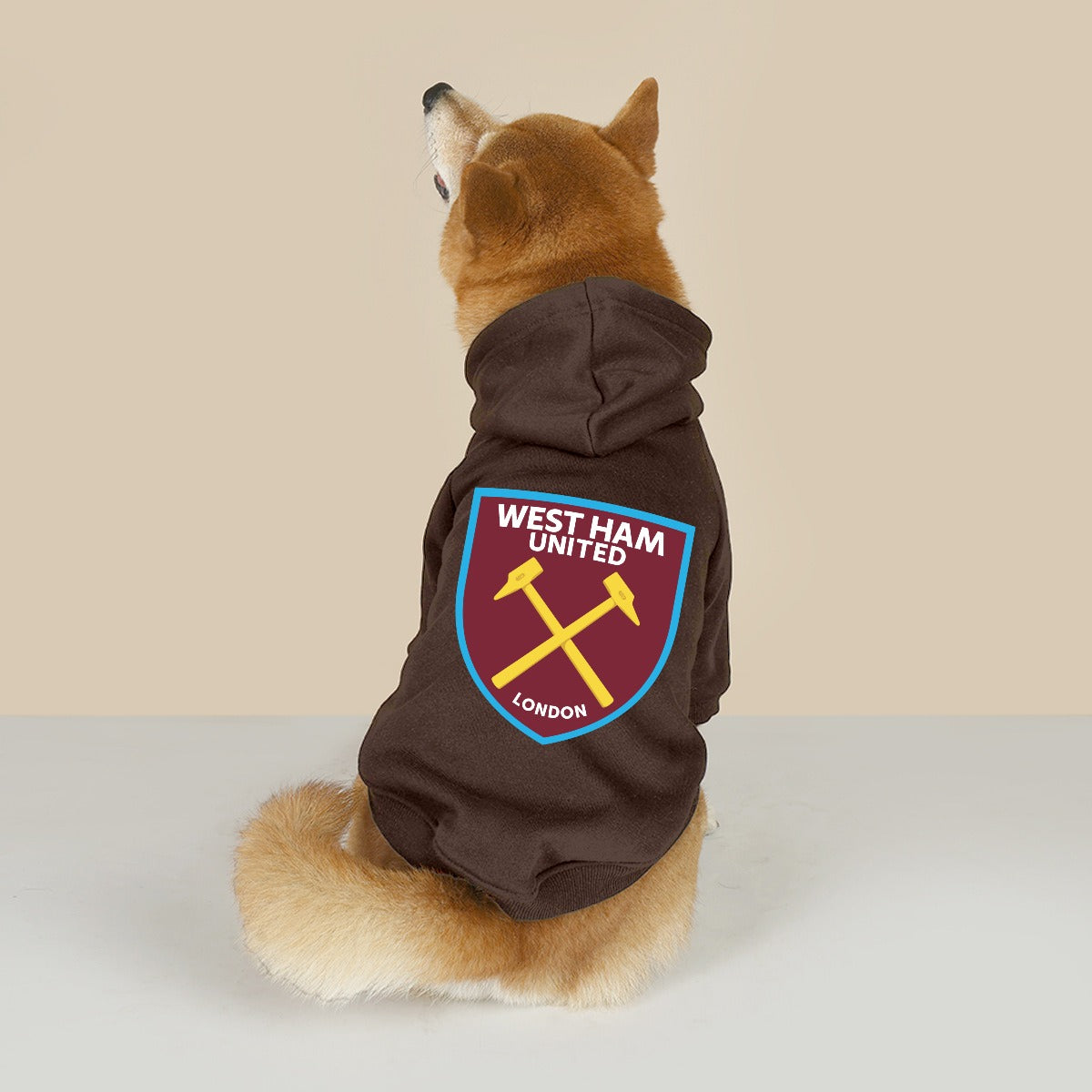 West Ham United FC 25/26 Team-Inspired Cotton-Blend Pet Hoodie