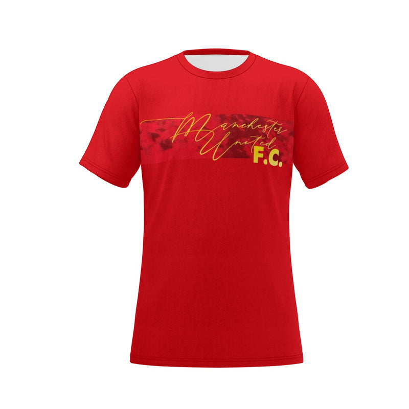 Manchester United FC 25/26 Home Kit Inspired Unisex Basic T-shirt