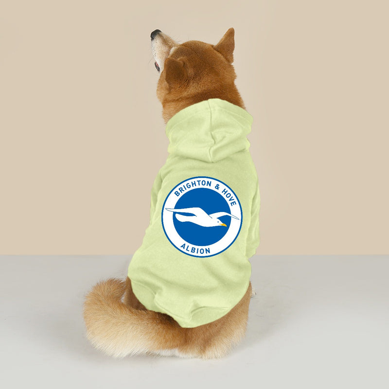 Brighton & Hove Albion FC 25/26 Team-Inspired Cotton-Blend Pet Hoodie