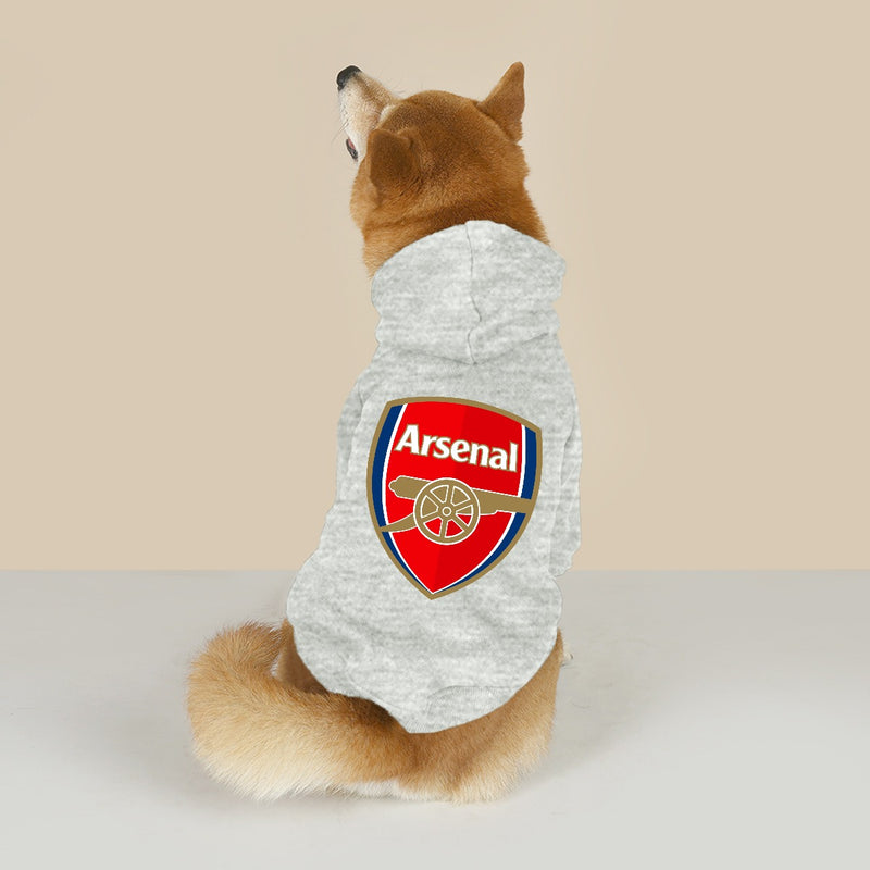 Arsenal FC 25/26 Inspired Cotton-Blend Pet Hoodie