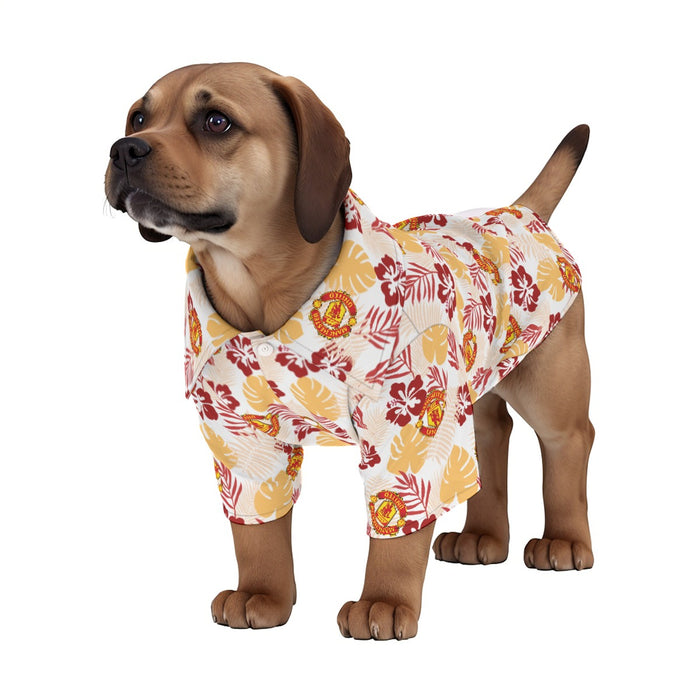 Manchester United FC 25/26 Team-Inspired Pet Hawaiian Shirt