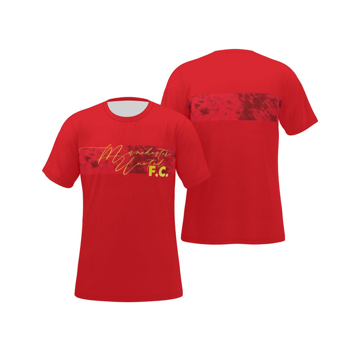 Manchester United FC 25/26 Home Kit Inspired Unisex Basic T-shirt