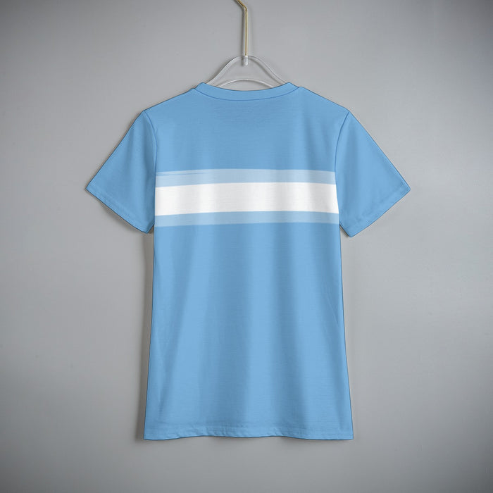 Manchester City FC 25/26 Home Kit Inspired Kids Eco-friendly Basic T-shirt